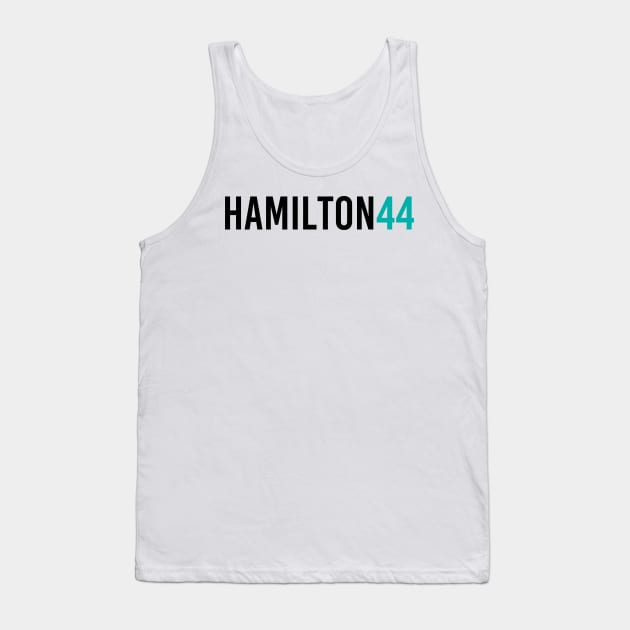 Lewis Hamilton 44 Design Tank Top by GreazyL